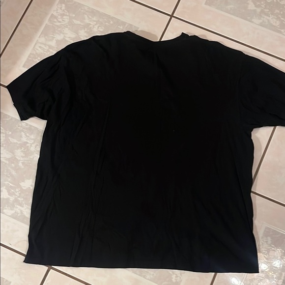 Black Short Sleeve Tee with Intricate Graphic Design - Picture 4 of 4